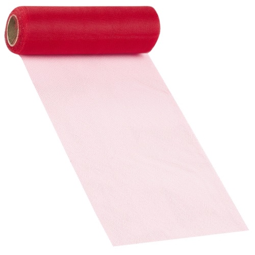 Rolo Tecido Tule Vermelho 47cm X 10Mt