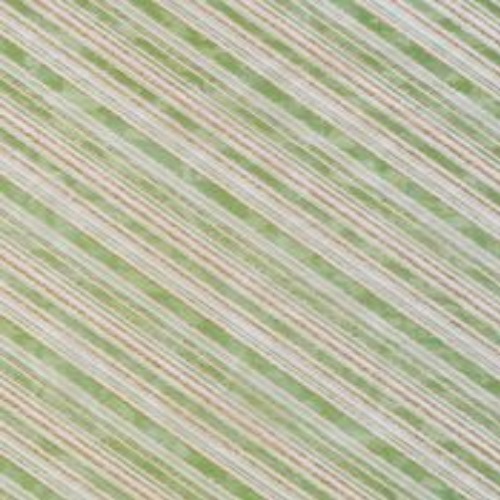 Rolo Tecido Organza Riscas Verdes 15Mt