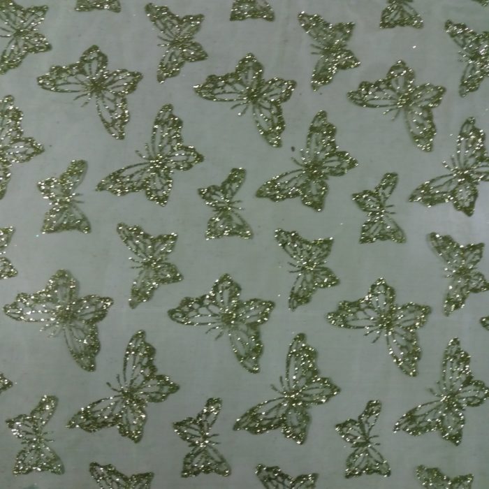 Rolo Tecido Borboletas Verdes II 15Mt