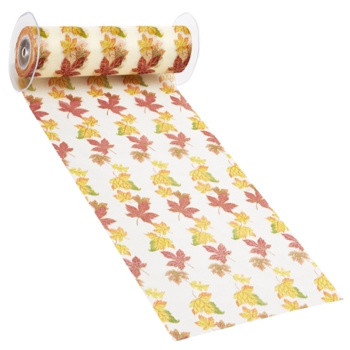 Rolo Tecido Folhas 29cm X 15Mt
