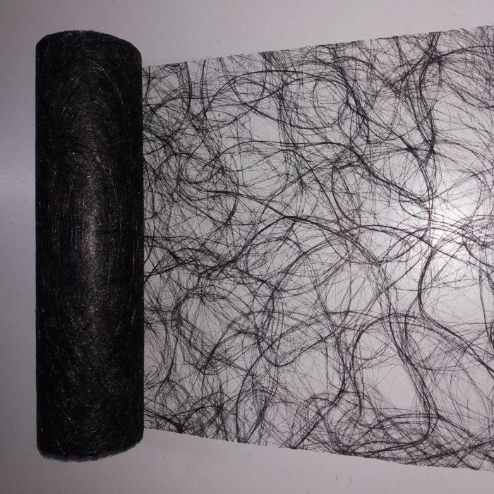 Rolo Malha Cisal Preto 30cmX25Mt