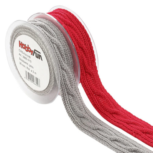 Fita Malha Cinza 30mm X 2Mt.