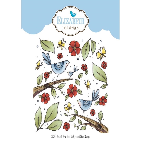 Carimbo Bird & Branches Background