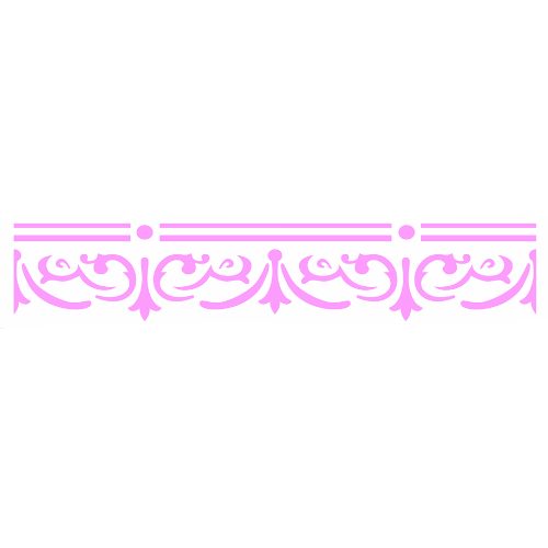 Stencil Opa 6x30 Arabesco Vitoriano