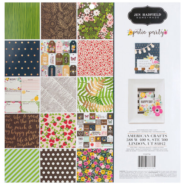 Bloco 30x30 Patio Party