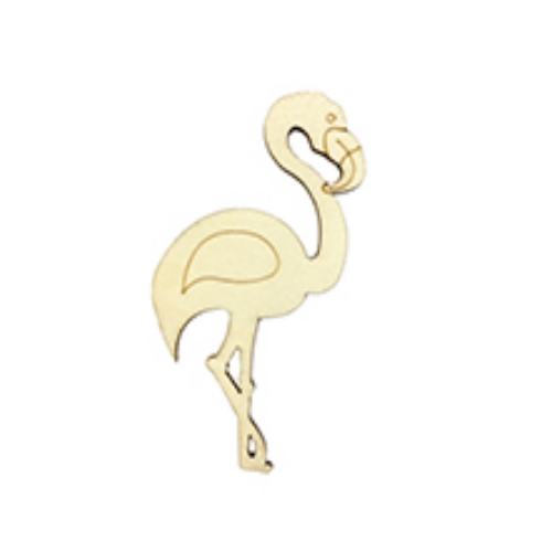 Flamingo de Madeira 50x75mm