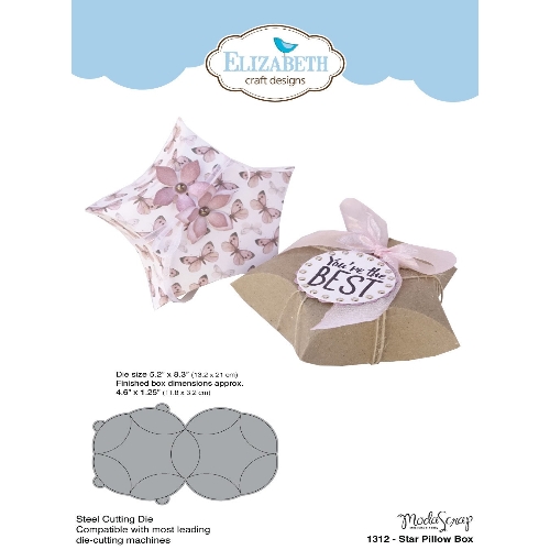 Cortante Star Pillow Box