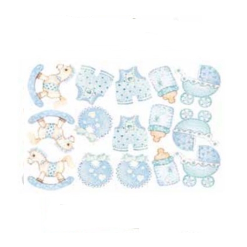 Folha Madeira A-5 Acessórios Bébé Azul