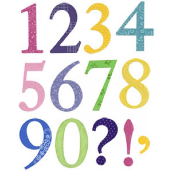 Sizzix Cortantes Numbers Set 5Un.