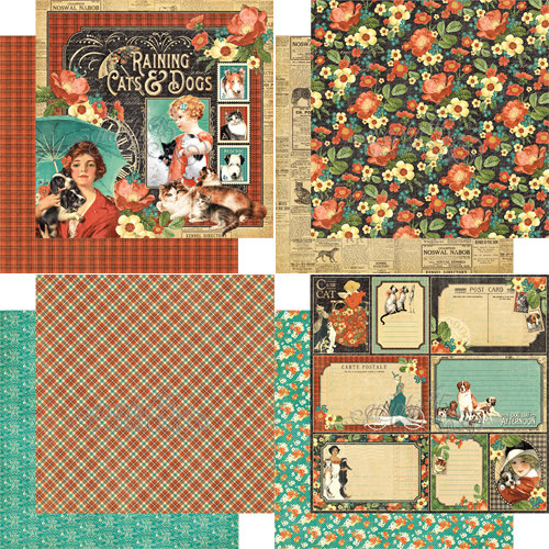 Folhas Scrap Graphic