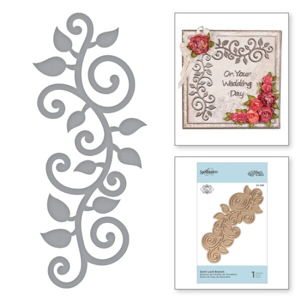 Cortante Spellbinders Swirl Leaf Branch