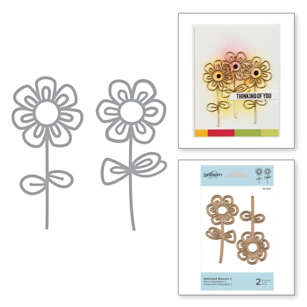 Cortante Spellbinders Sketched Blooms2