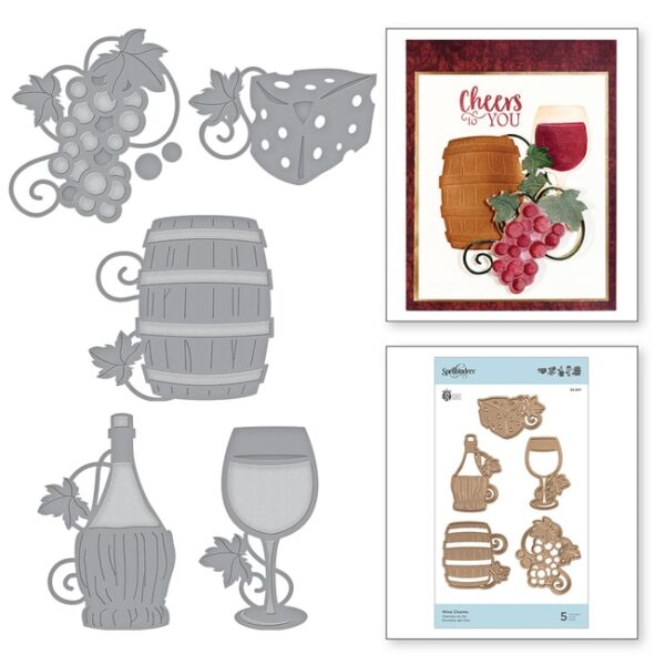 Cortante Spellbinders Wine Charms