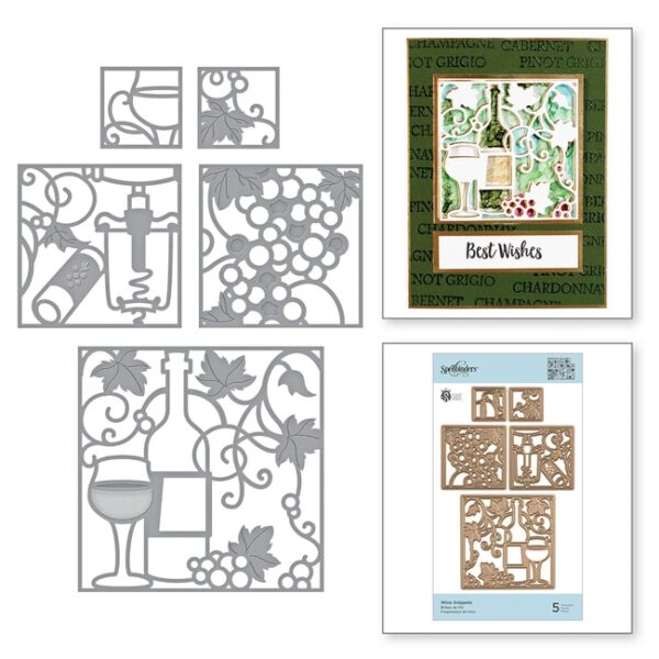 Cortante Spellbinders Wine Snippets