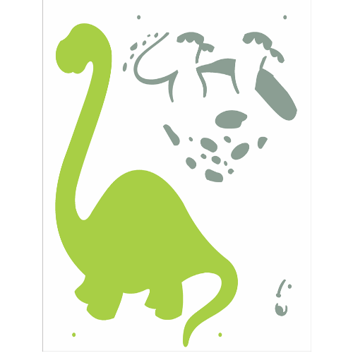 Stencil Opa 20X25 Dinossauro II