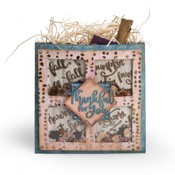 Sizzix Framelits Die Set 8PK - Multi-Window Shaker Pocket