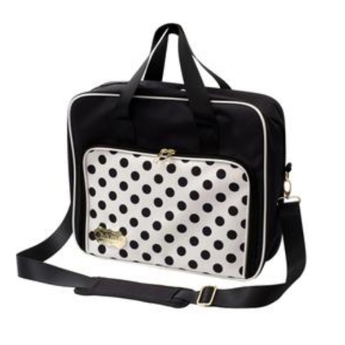 Mala Preta com Bolas Pretas