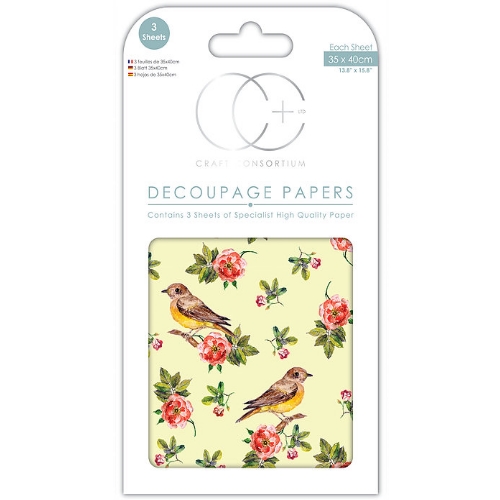 Papel Decoupage Yellow Chat