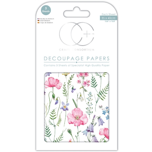 Papel Decoupage Summer Meadow