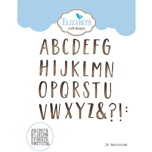 Cortante Blackboard Alphabet