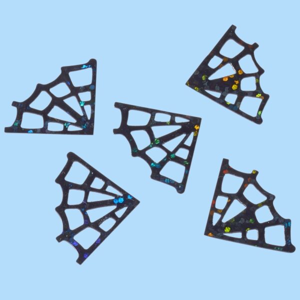 Teias de Aranhas Preto 2 Cm. 5 Gr. (100 un.)