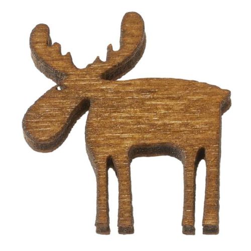 Renas Madeira Castanho 2 Cm. (Blister c/ 12 un.)