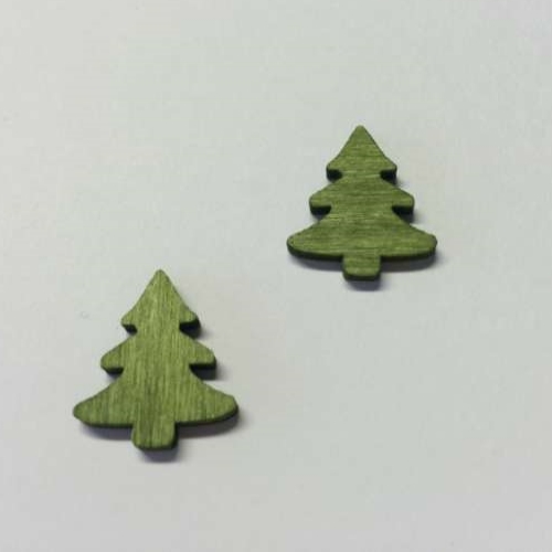 Árvore Natal Verde 2 Cm. (Blister c/ 12 un.)