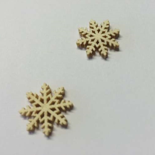 Flocos de Neve Natural 2 Cm. (Blister c/ 12 un.)