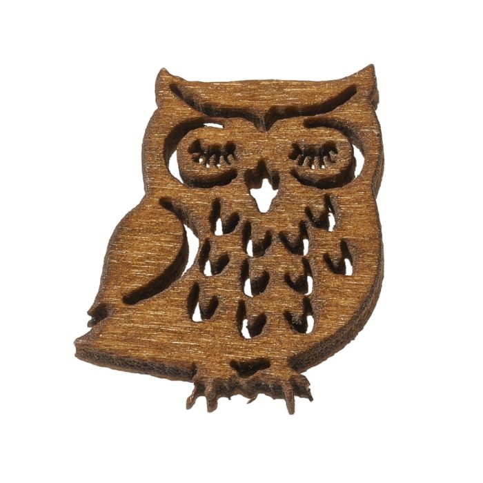 Mocho Madeira Castanho 2 Cm. (Blister c/ 12 un.)