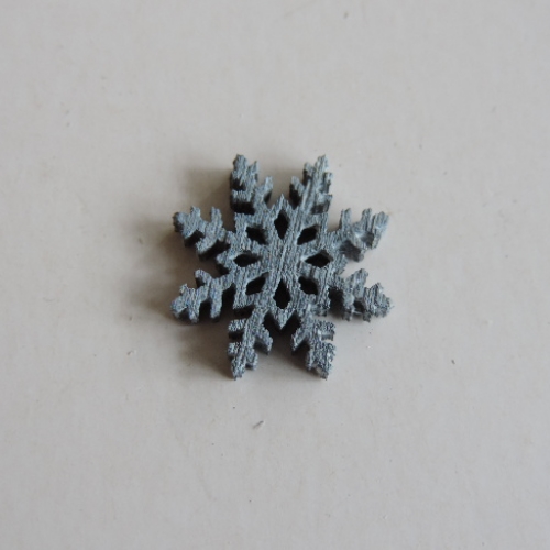 Cristal Madeira Prata 2 Cm. (Blister c/ 12 un.)