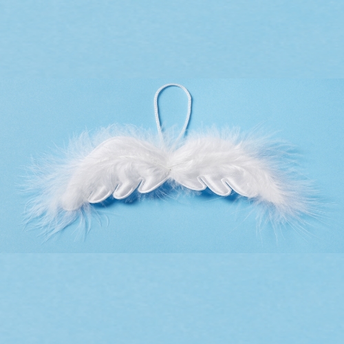 Asa de Anjo Branco 17 Cm.