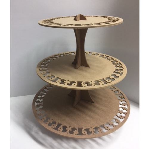 Base p/ Bolos Redondo 3 Andares