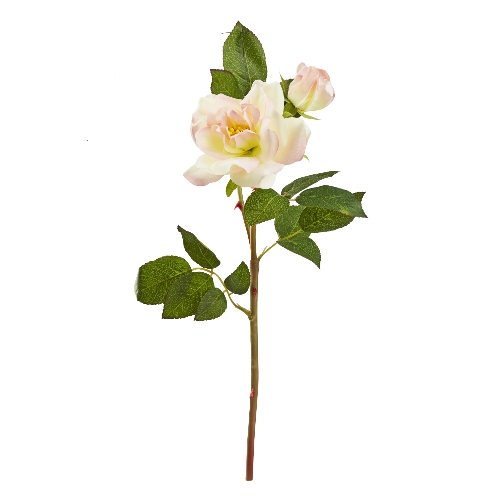 Rosa com Botão Rosa 50 Cm.