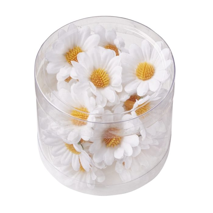 Caixa c/ 25 Margaridas Branco 3 Cm.