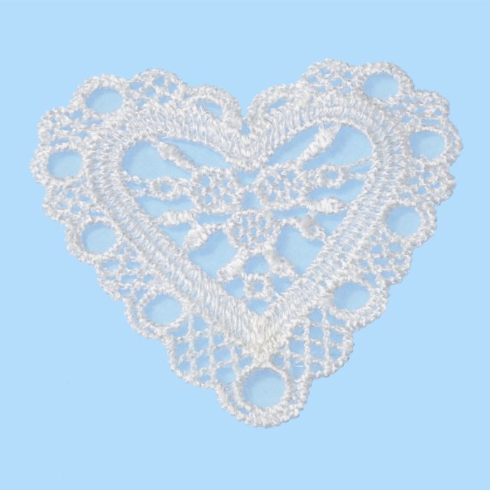 Coração Renda 60 mm (4 un.)