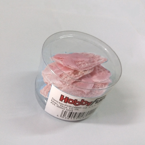 Botinhas Bébé Rosa 35x35 mm ( cx. c/ 10 un. )