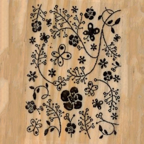 Carimbo Florinhas e Raminhos