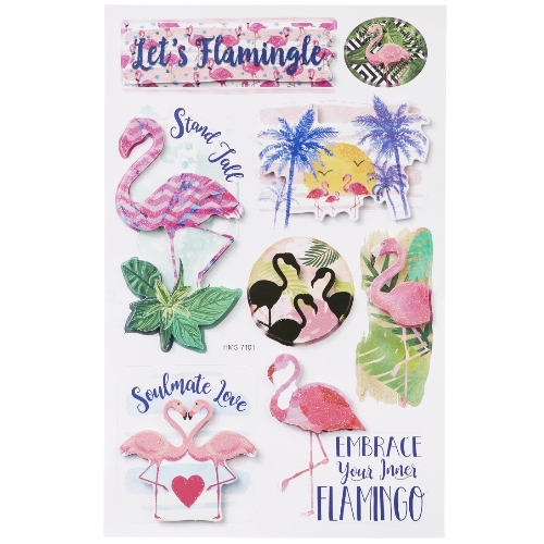 Sticker Flamingos