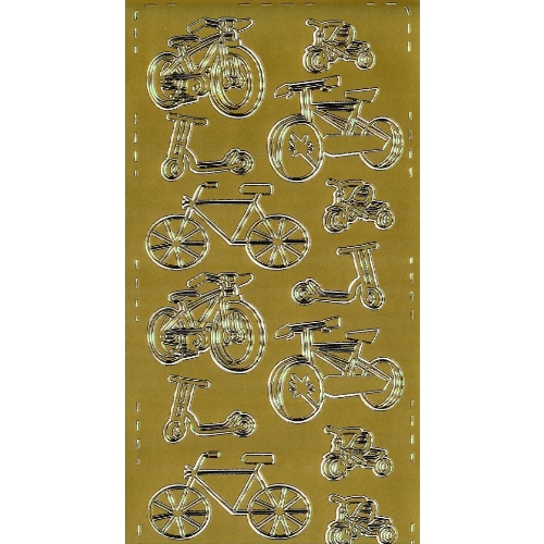 Sticker Ouro Bycicle