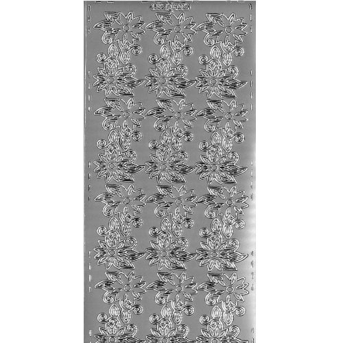 Sticker Prata Flores