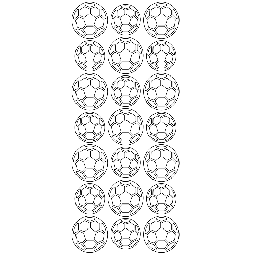 Sticker Bolas Fundo Preto