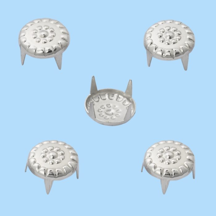 Ataches Prata Circulares 9mm (20 un.)