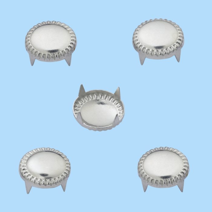 Ataches Prata Circulares 13mm (20 un.)