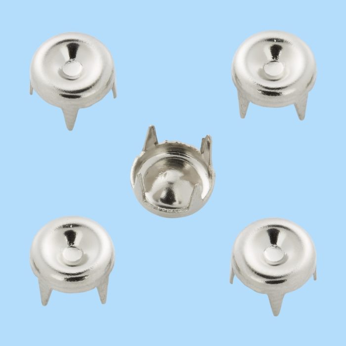 Ataches Prata Circulares 7mm (20 un.)