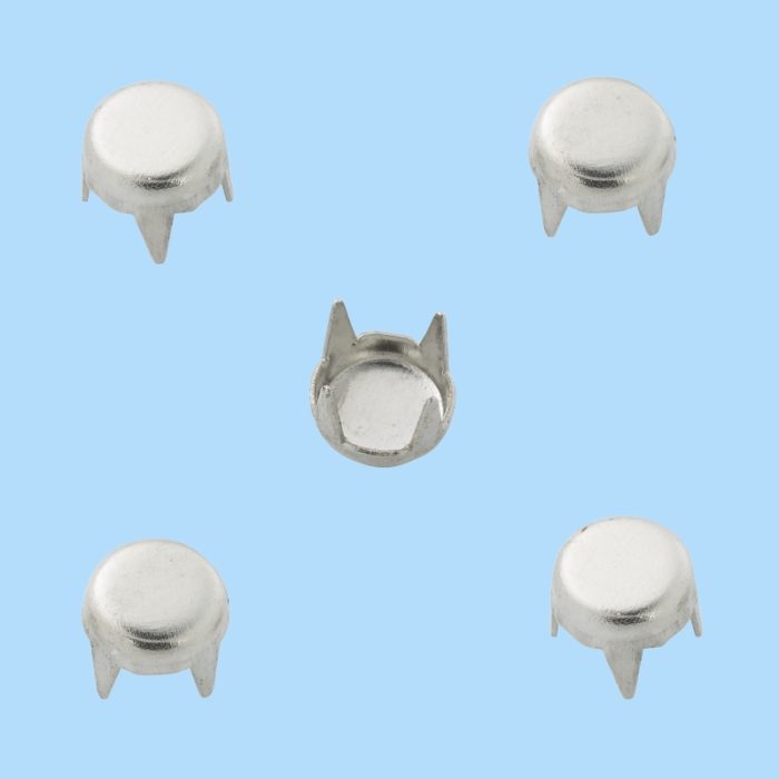 Ataches Prata Circulares 5mm (20 un.)