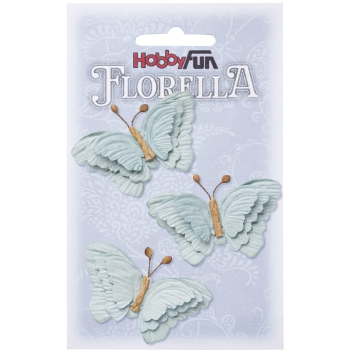 Florella - Borboletas Azul Claro