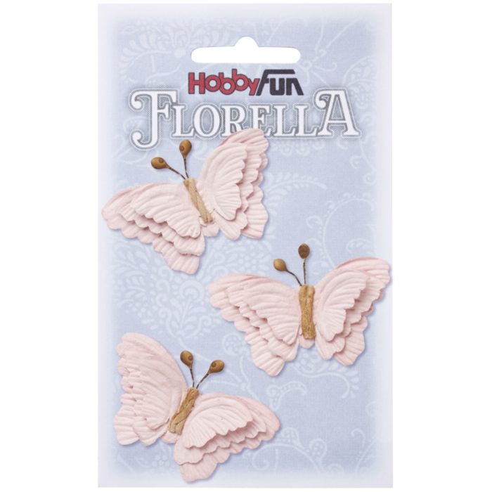 Florella - Borboletas Rosa