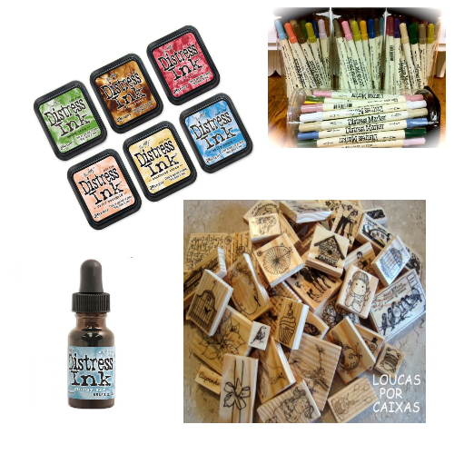 Carimbos Artesanais - Carimbeiras - Marcadores