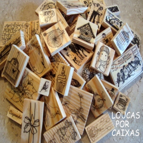 Carimbos Loucas por Caixas