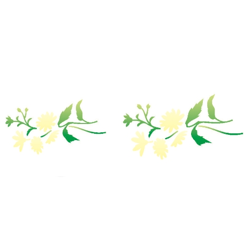 Stencil Opa 10x30 Flor Margarida